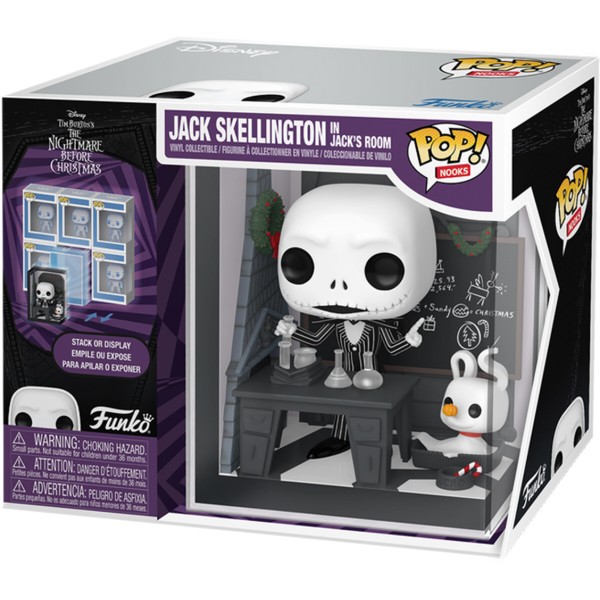 Фото - Колекційна фігурка FUNKO POP! NOOKS серії Кошмар перед Різдвом - КІМНАТА ДЖЕКА СКЕЛЛІНГТОНА (90377)